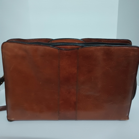 Georgetown Leather Design Brown Vintage Briefcase Rare - Picture 11 of 15